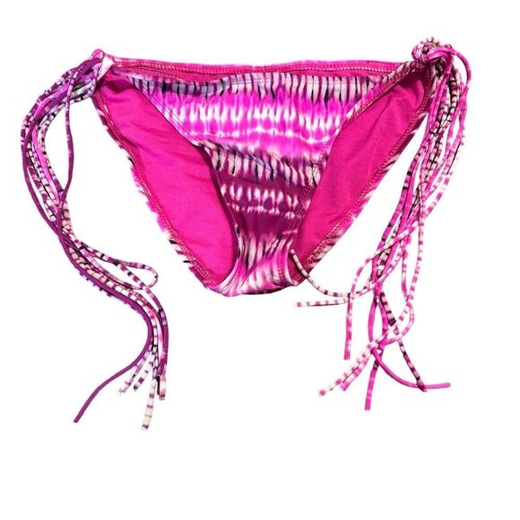 Forever 21 Pink Triangle Top 2 Piece Bikini Set S/M - Picture 5 of 9